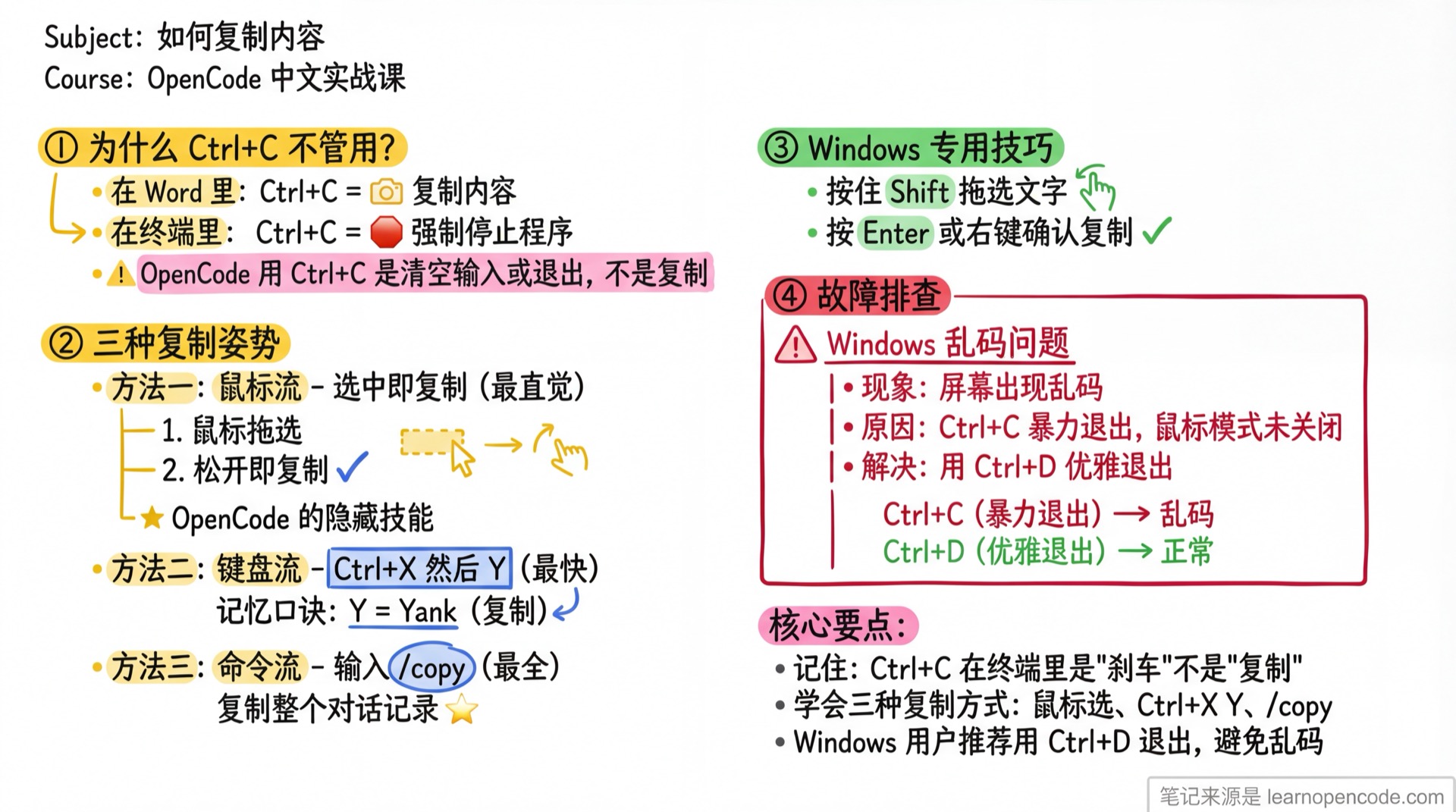 复制操作学霸笔记