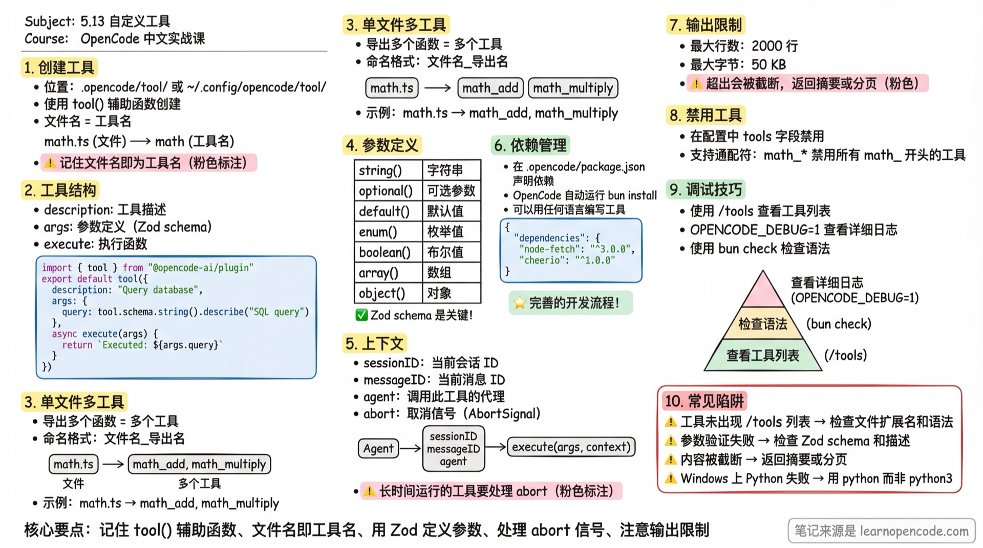 5.13 自定义工具学霸笔记